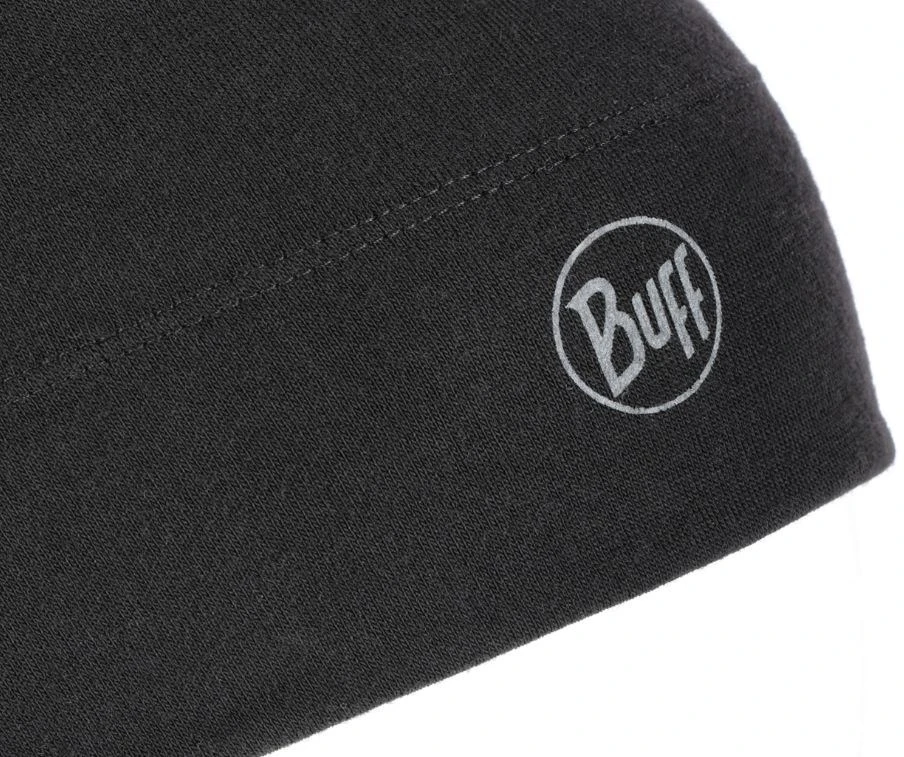 BUFF MERINO MIDWEIGHT BEANIE SOLID Juodas Cap.