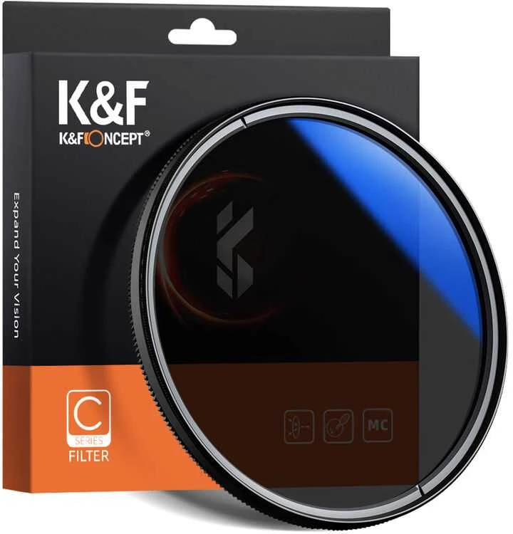 Kf Concept Filtras 62 MM mėlynai padengtas CPL MC K&F Concept KU12