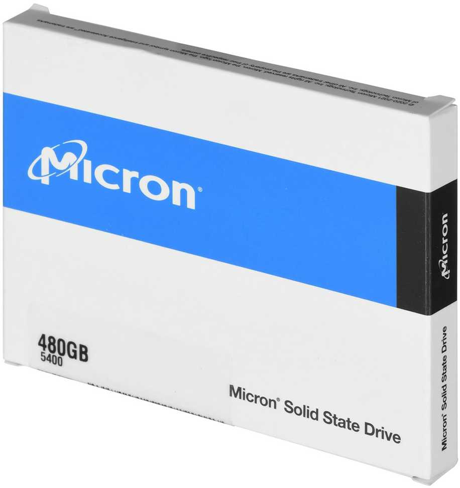 Micron 5400 PRO 480 GB SATA 2,5 colio (7 mm) ne SED SSD [vienas paketas], EAN: 649528933874