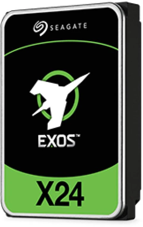 „Seagate Exos X24“ vidinis kietasis diskas, 12 TB, 7200 RPM, 512 MB, 3,5 colio, „Serial ATA III“