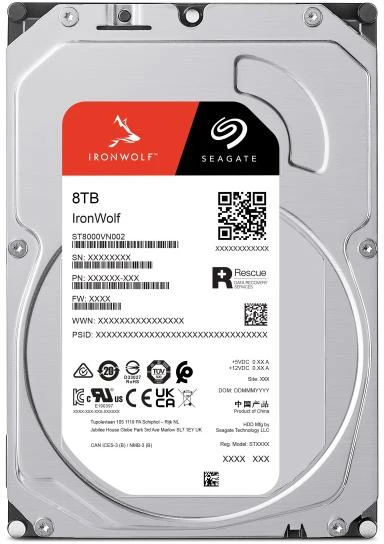 Kietasis diskas Seagate IronWolf 8 TB 3.5"