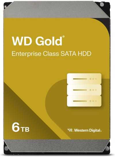 Kietasis diskas - Western Digital Gold 6TB (WD6004FRYZ, 7200 RPM, 256MB cache, SATA-600)
