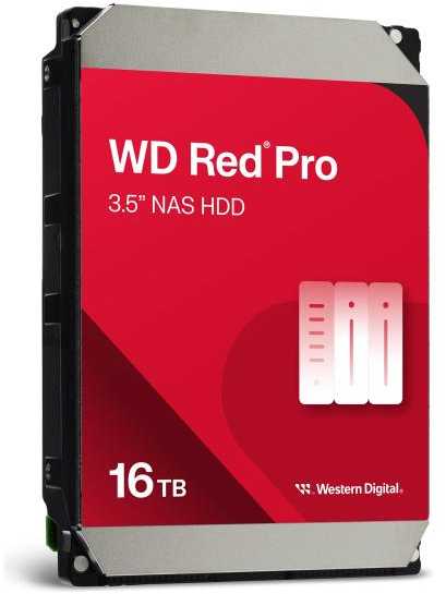 Western Digital Sandisk WD Raudona Pro 16TB 6Gb/s SATA 512MB Cache Internal 3.5inch HDD bulk