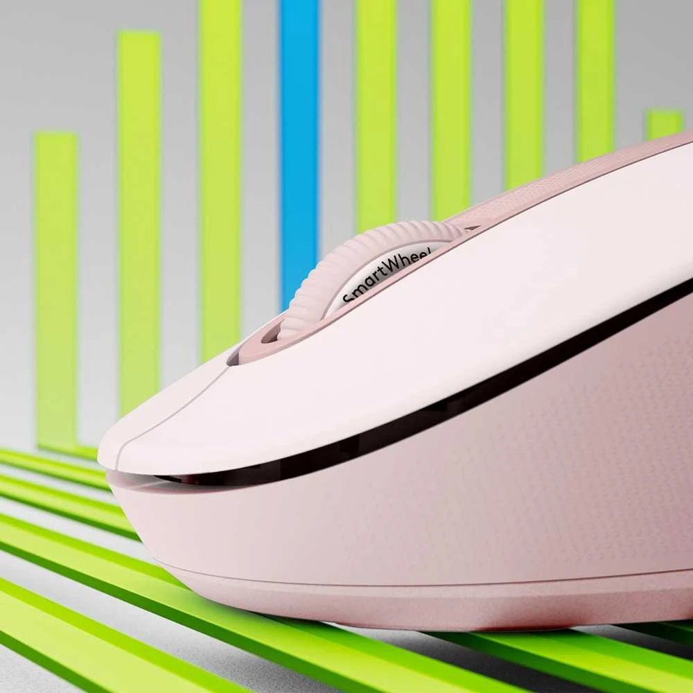 Belaidė pelė Logitech Signature M650 L, rožinės spalvos