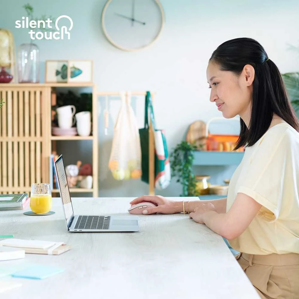 Belaidė pelė Logitech Signature M650 L, rožinės spalvos