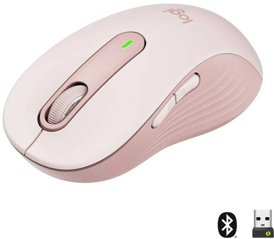 Belaidė pelė Logitech Signature M650 L, rožinės spalvos