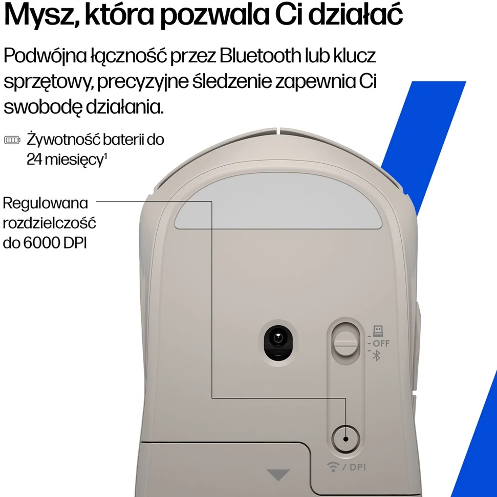 Hewlett Packard (HP) HP 400 Quiet Mėlyna Belaidė pelė