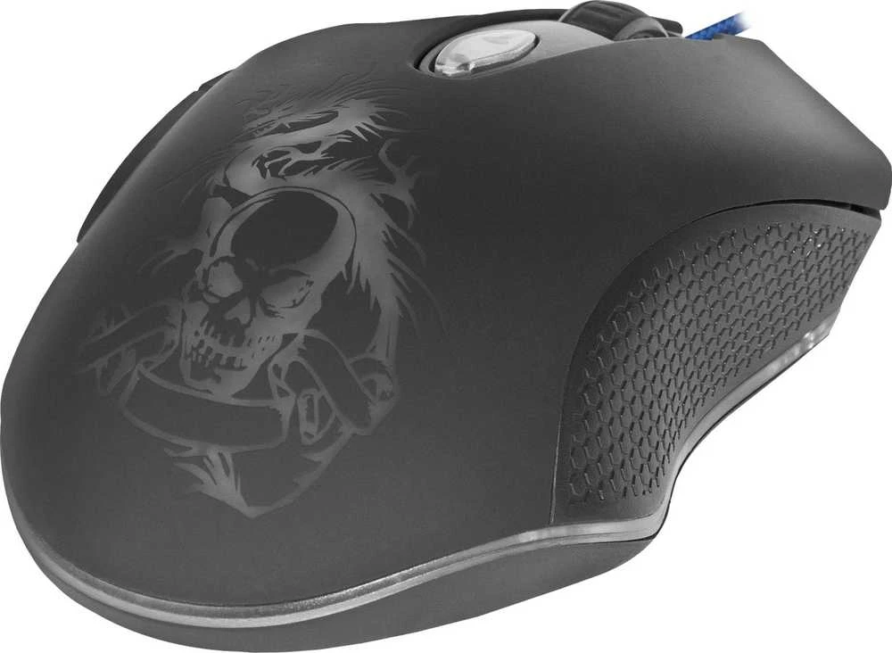 Pelė Myszka žaidimams Defender Sky Dragon GM-090L su laidu 3200 dpi optinė juoda