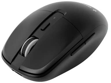 Gembird MUSW2-6B-01 Dual-mode belaidė pelė (2.4G + BT), 1600 DPI, 6-button, juodas