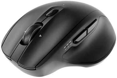 Gembird MUSW2-6B-02 Dual-mode belaidė pelė (2.4G + BT), 2400 DPI, 6-button, juodas