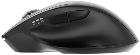 Gembird MUSW2-6B-02 Dual-mode belaidė pelė (2.4G + BT), 2400 DPI, 6-button, juodas