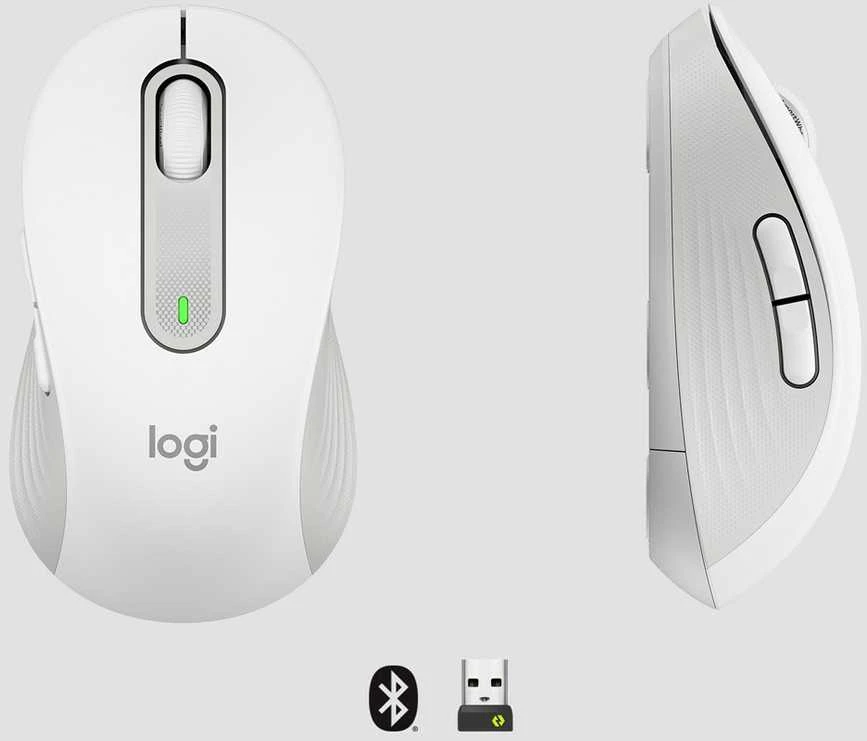 Belaidė pelė Logitech Signature M650, balta