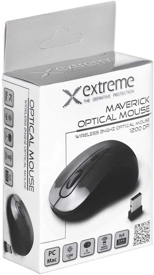Bevielė optinė pelė Maverick Esperanza XM104K - juoda