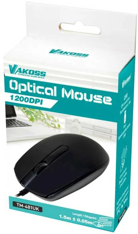 Vakoss TM-481UK pelė USB Type-A Optinė 1200 DPI