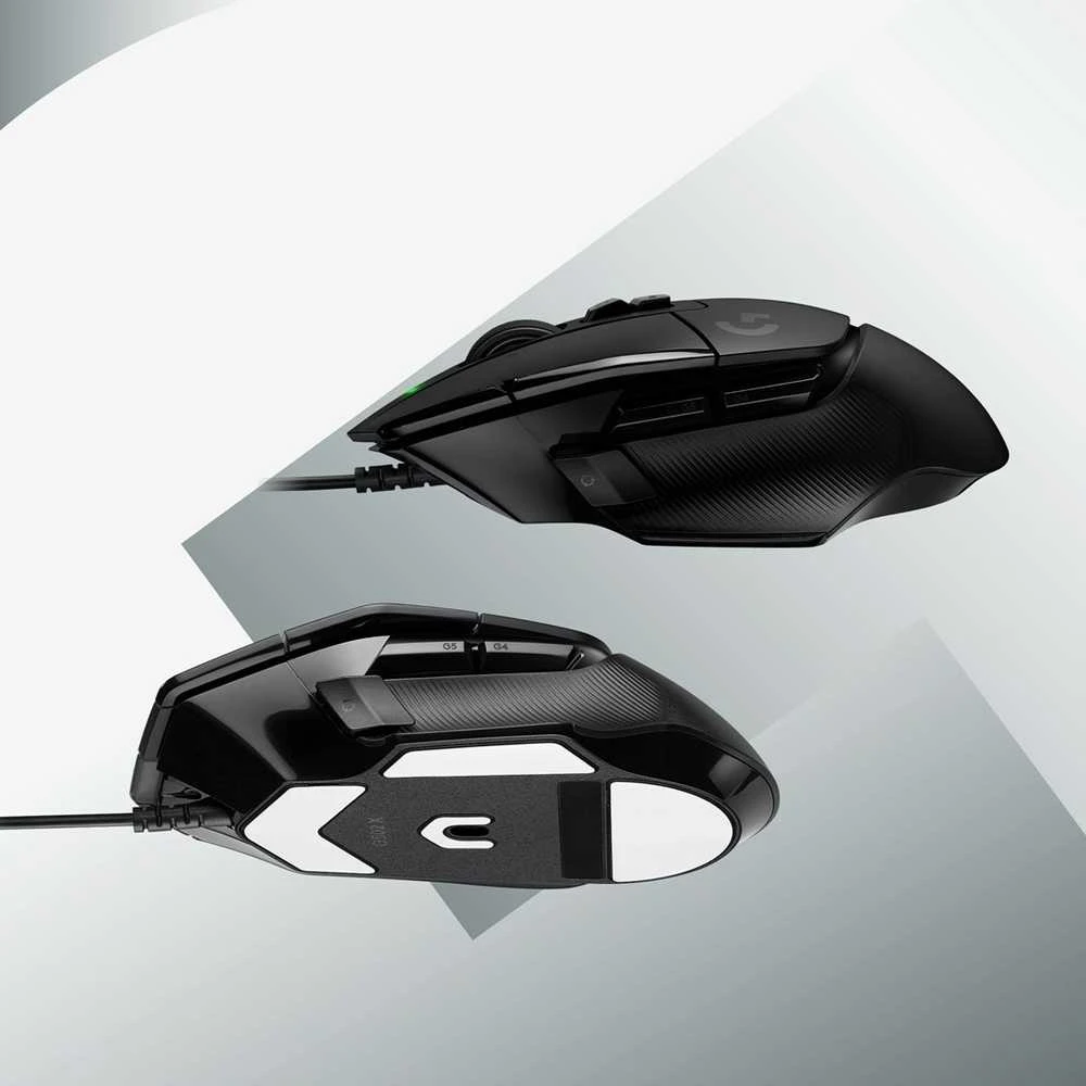 Žaidimų pelė su laidu Logitech G502 X, Juodos spalvos