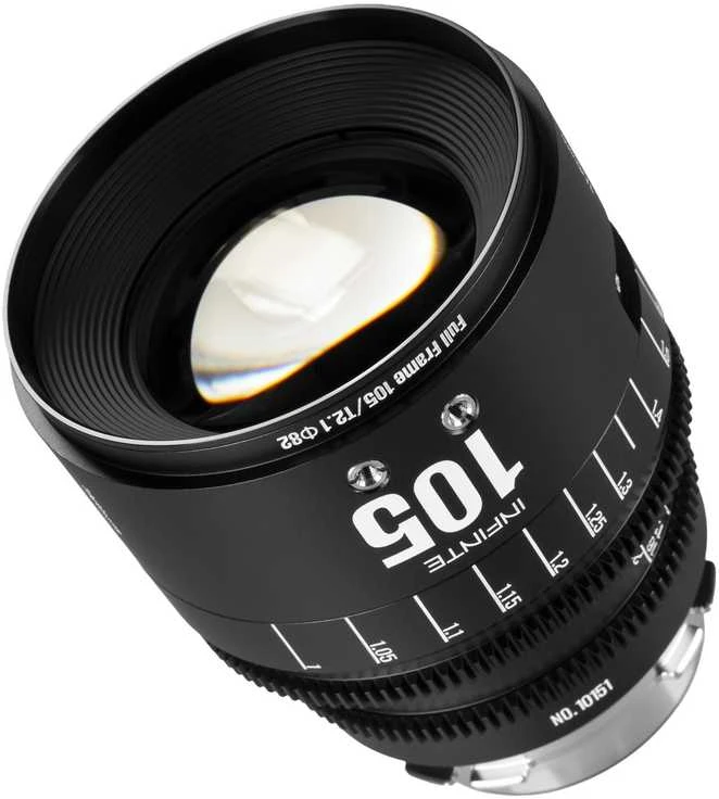 Nikkor Kino Objektyvas - 7Artisans INFINITE 105mm T2.1 PL Mount Juodas