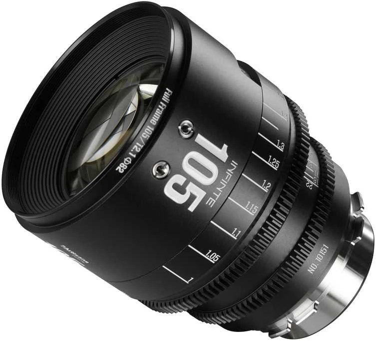 Nikkor Kino Objektyvas - 7Artisans INFINITE 105mm T2.1 PL Mount Juodas