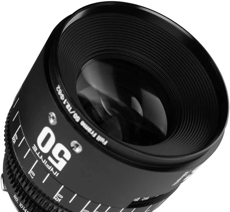 Nikkor Kino Objektyvas - 7Artisans INFINITE 50mm T2.1 PL Mount Juodas