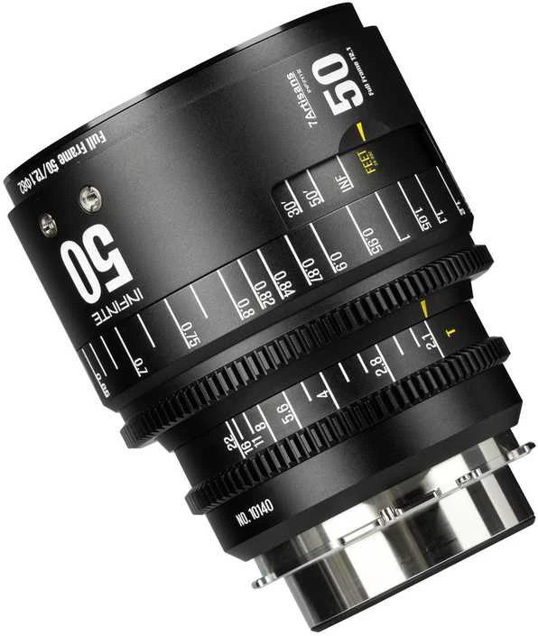 Nikkor Kino Objektyvas - 7Artisans INFINITE 50mm T2.1 PL Mount Juodas