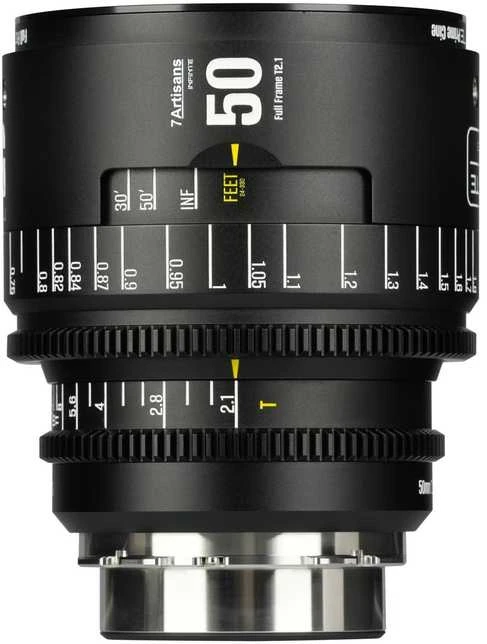 Nikkor Kino Objektyvas - 7Artisans INFINITE 50mm T2.1 PL Mount Juodas