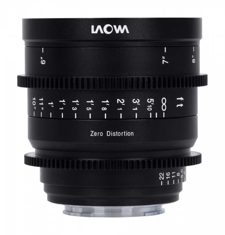 Kino Objektyvas - Laowa 15mm T2.1 Zero-D Full-Frame 15cm Fokusas 77mm Filtras