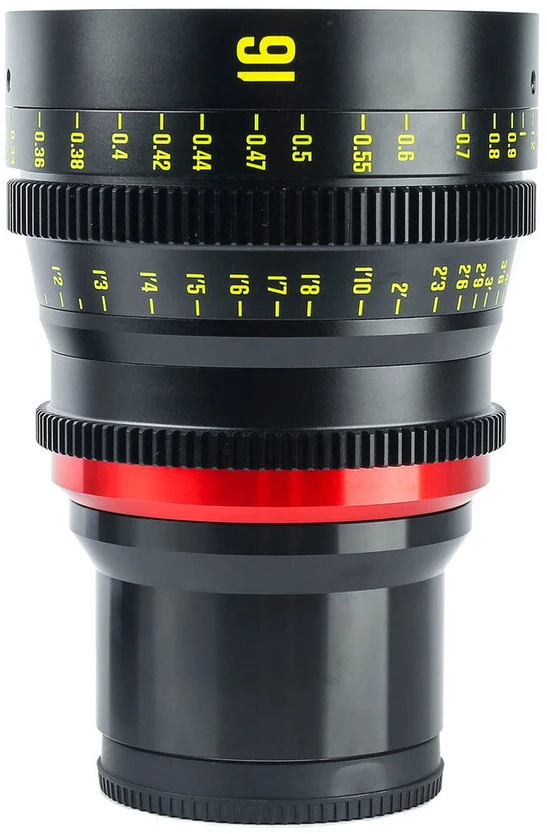 Kino objektyvas - Meike 16 mm T2.5 E jungties viso kadro rankinio fokusavimo fiksuoto židinio nuotolio objektyvas
