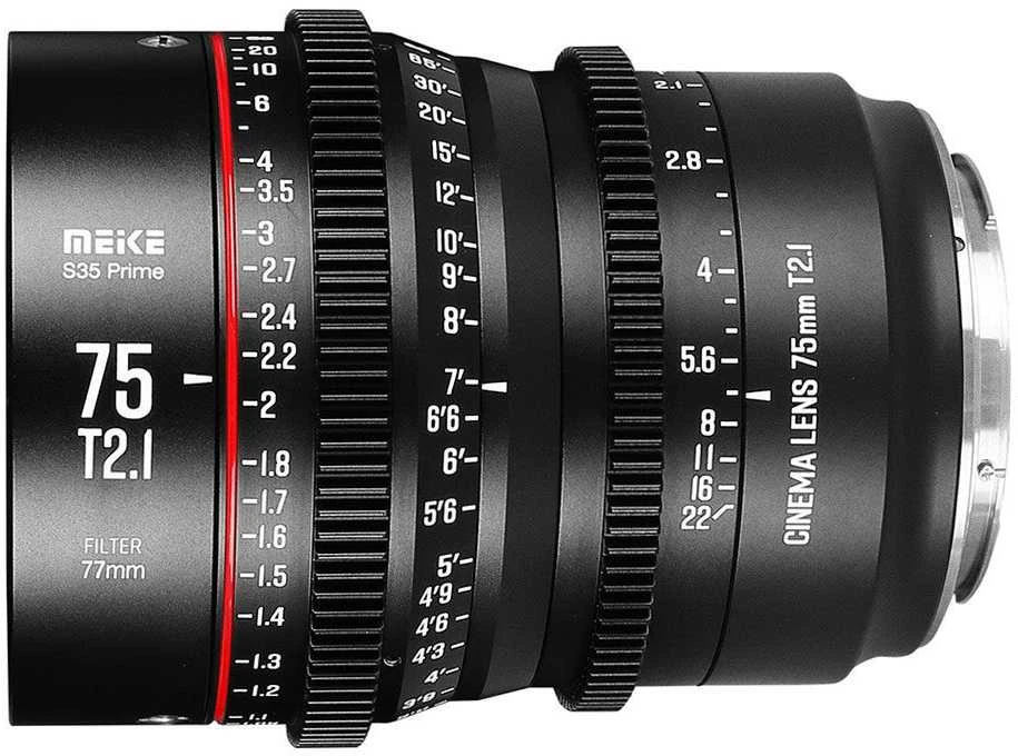 Kino objektyvas - Meike MK 75mm T2.1 PL Mount S35
