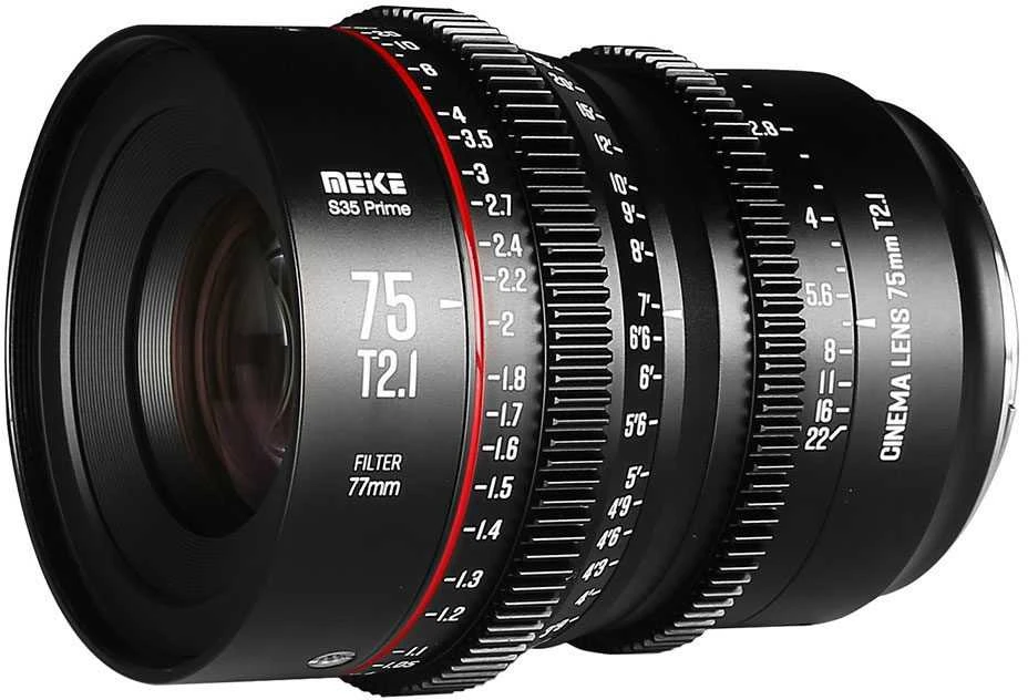 Kino objektyvas - Meike MK 75mm T2.1 PL Mount S35