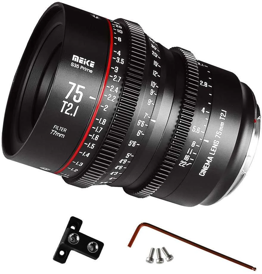 Kino objektyvas - Meike MK 75mm T2.1 PL Mount S35