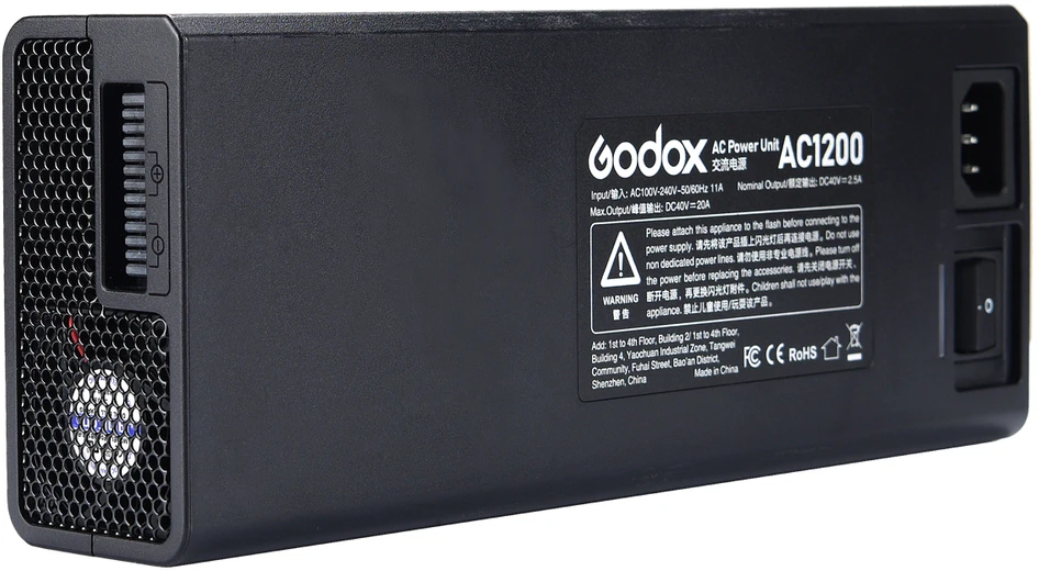 Kintamosios srovės adapteris - Godox AD1200Pro 40 V 2,5 A 100–240 V