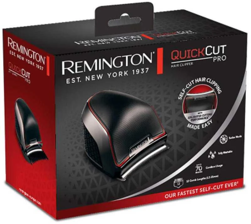 Kirpimo Mašinėlė - Remington HC4300 12 Ilgio Nustatymai, Nerūdijančio Plieno Peiliai, 70 Min Veikimo Laikas, Juoda