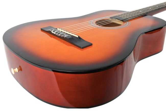 V-TONE BCG SB klasikinė gitara 4/4 sunburst mokymuisi