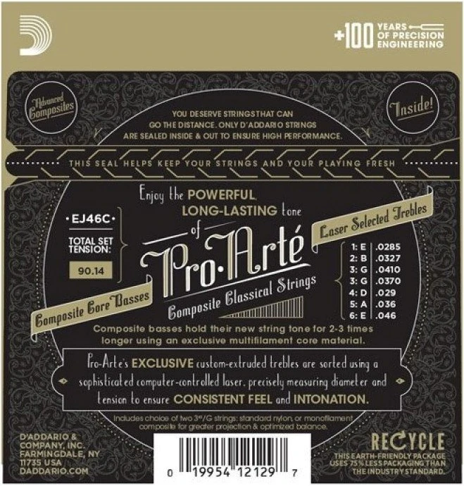D'Addario EJ46 Pro-Arté - classical guitar strings