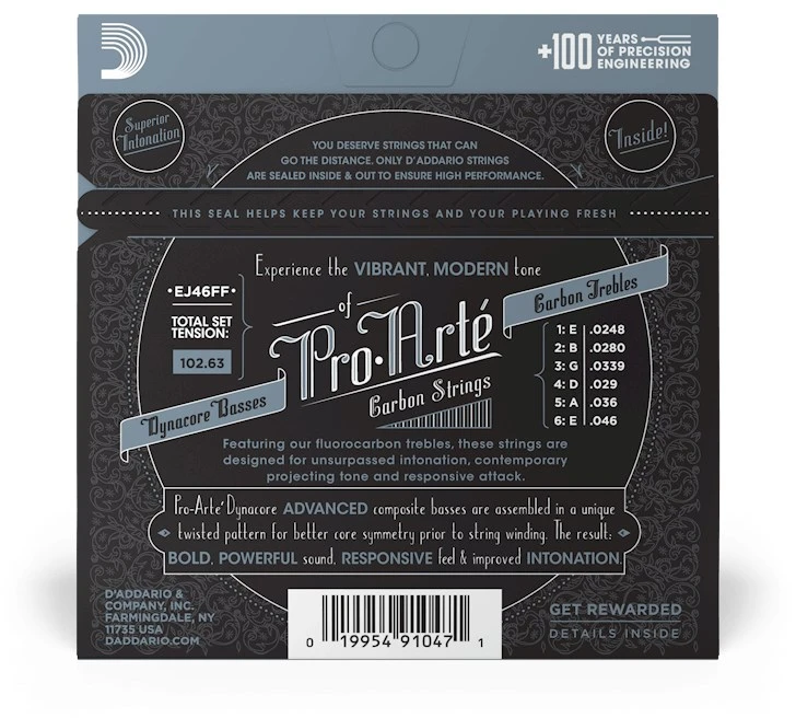 D'Addario EJ46FF - classical guitar strings (24 - 46)