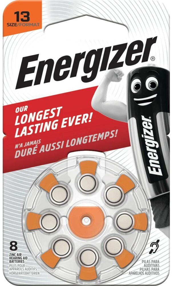 ENERGIZER 13 ZINC AIR TL8