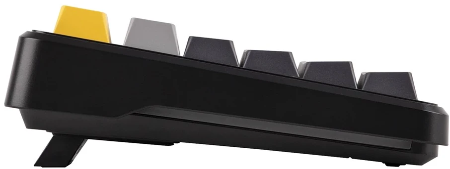 F108 Gray+Oranžinis+Deep Gray Gasket Klaviatūra with Volcano RGB Switches – AULA