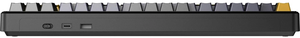 AULA Gasket F87 Thunder Juodas GrayWood RGB Klaviatūra
