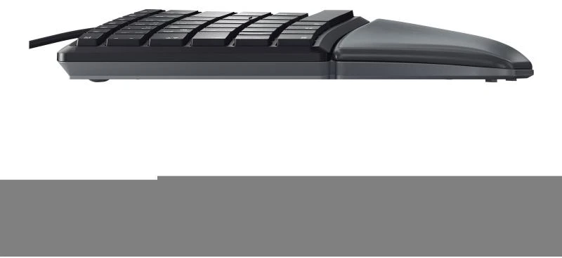 CHERRY KC 4500 ERGO - Klaviatūra - QWERTZ - Deutsch - Juodas