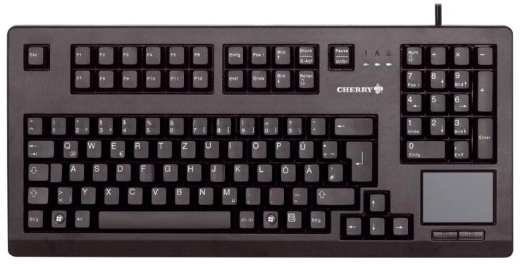 Klaviatūra - Cherry MX11900 G80-11900LUMEU-2 USB QWERTY Programuojami Klavišai