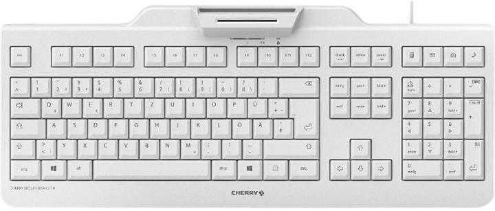 Klaviatūra - Cherry SECURE BOARD 1.0 Ergonomiška NFC Skaityklė Saugioje Režime