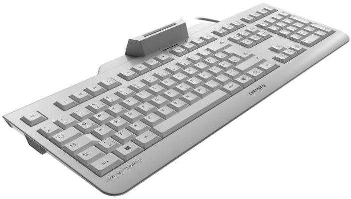 Klaviatūra - Cherry SECURE BOARD 1.0 Ergonomiška NFC Skaityklė Saugioje Režime