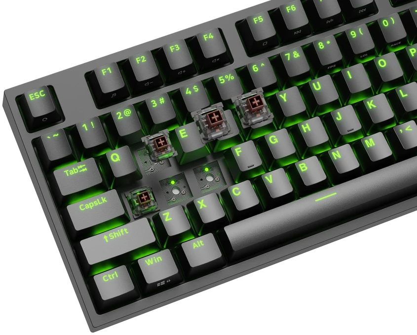 Genesis | THOR 404 TKL | Mechaninė klaviatūra žaidimams | su laidu | US | Kailh Box Brown V2 | Juodas | RGB