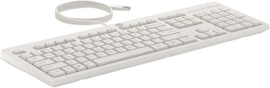 HP 225 G2 USB su laidu Pelė Klaviatūra Combo, Copilot Key - Cashmere Baltas - ESTONIAN