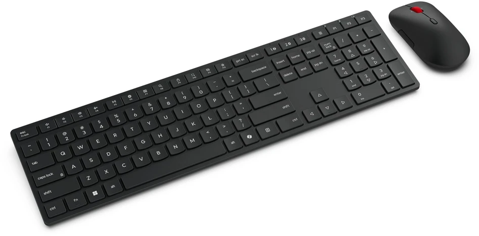 Lenovo 4X31S04810 klaviatūra su pele Office RF belaidė + Bluetooth US English Juodas