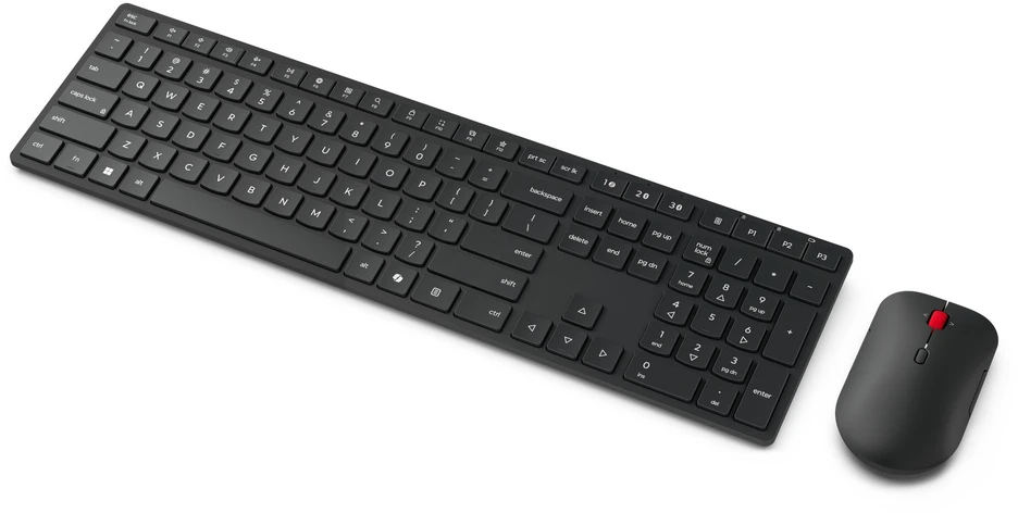 Lenovo 4X31S04810 klaviatūra su pele Office RF belaidė + Bluetooth US English Juodas