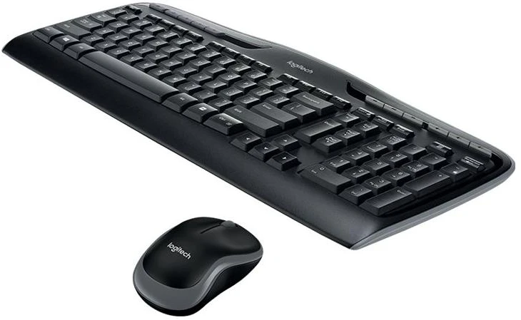 Logitech MK330 klaviatūra Radijo dažnio belaidė QWERTZ Vokiečių Juoda