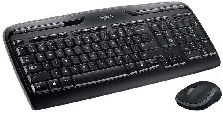 Logitech MK330 klaviatūra Radijo dažnio belaidė QWERTZ Vokiečių Juoda