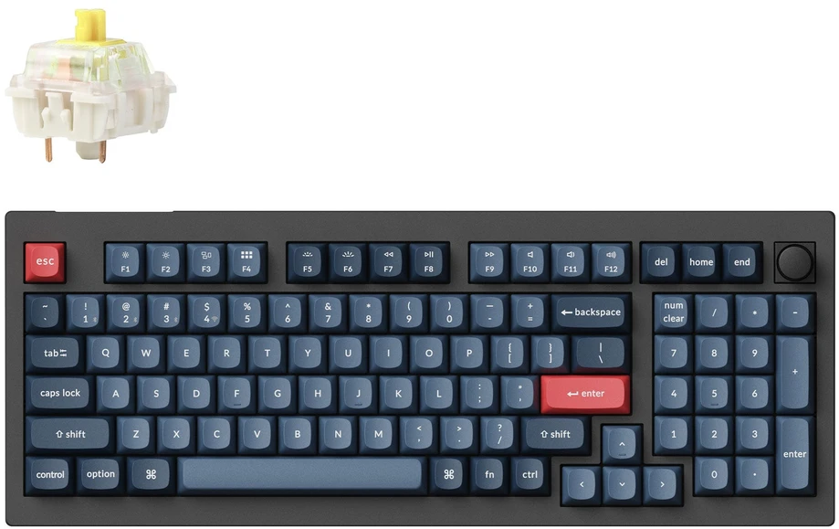 Keychron V5 Max 96% belaidė mechaninė klaviatūra (V5M-D4)