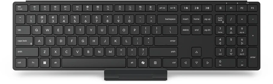 Lenovo Wireless Multi-Mode Pro 6000 klaviatūra Home/Office RF belaidė + Bluetooth QWERTY US English Juodas