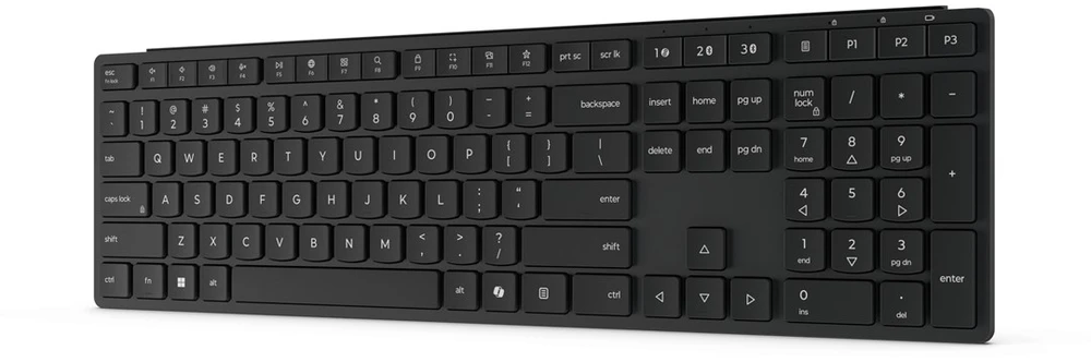 Lenovo Wireless Multi-Mode Pro 6000 klaviatūra Home/Office RF belaidė + Bluetooth QWERTY US English Juodas